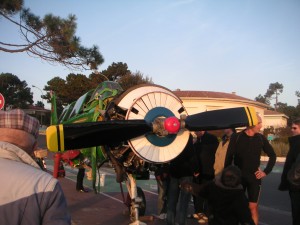 YAK atterrissage d'urgence sur la plage Péreire à Arcachon - Photo : JL2MC