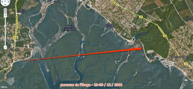 Le parcours de l'Iboga, de Claouey à Saint-Brice