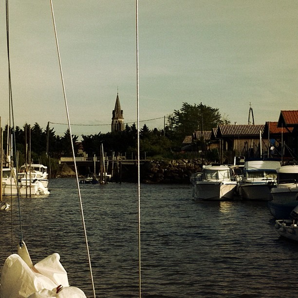 L'aterrissage au fond du port de Gujan pour la soirée #nndd 