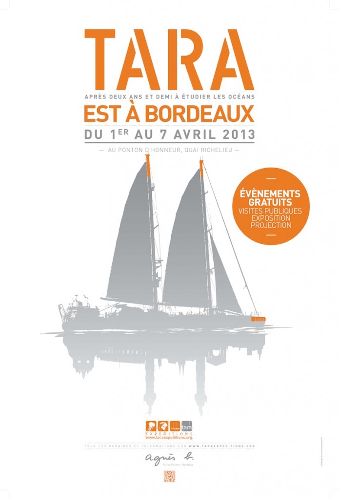 Affiche Tara à Bordeaux 2013