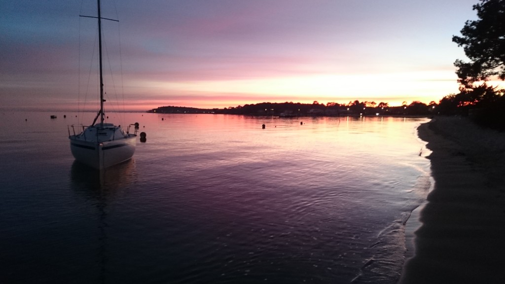 Le fameux coucher de soleil de Claouey