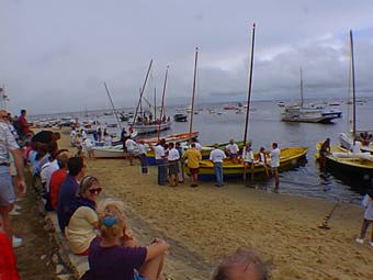 Pinasses sur la plage - 1eres festivoiles de Claouey