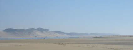 vue sur la dune des Sabloneys depuis Arguin