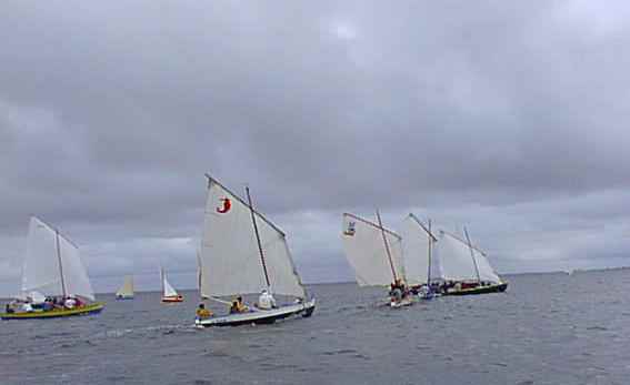 Pinasses en régate - 1eres festivoiles de Claouey